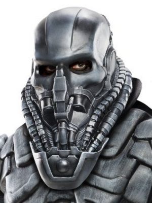 Máscara Super Homem de Aço General Zod Luxo