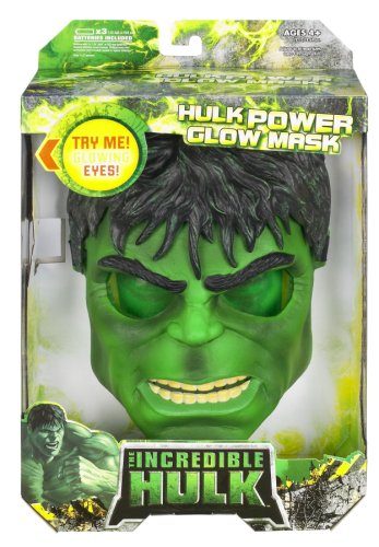 Máscaras do Hulk com Luz Hasbro dos Vingadores Máscaras do Hulk com Luz Hasbro dos Vingadores