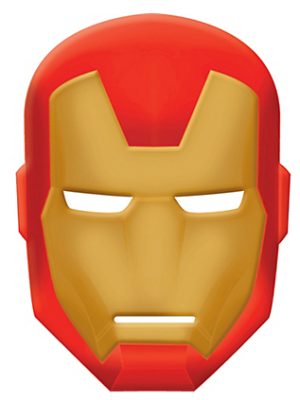 Máscaras Homem de Ferro Os Vingadores com 6uni Máscaras Homem de Ferro Os Vingadores com 6uni