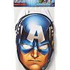 Máscaras Hulk Thor Capitão América Homem de Ferro  Os Vingadores