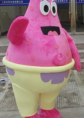 Mascote Patrick do Bob Esponja Adulto Mascote Patrick do Bob Esponja Adulto