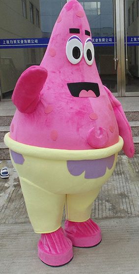 Mascote Patrick do Bob Esponja Adulto