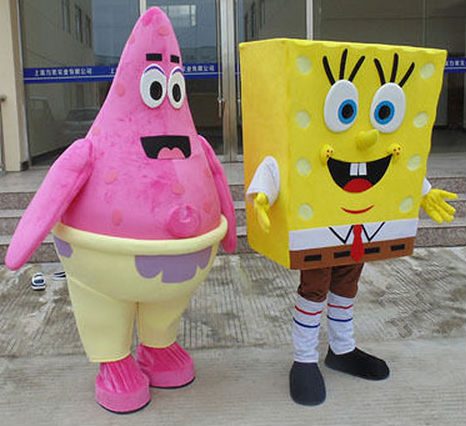 Mascote Patrick do Bob Esponja Adulto