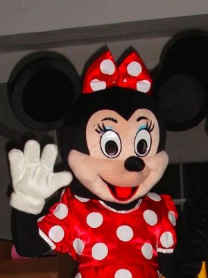 Cabeça Mascote Minnie Super Luxo