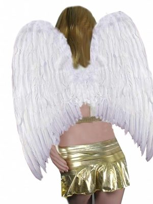Asa Anjo Branca Adulto Luxo Asa Anjo Branca Adulto Luxo