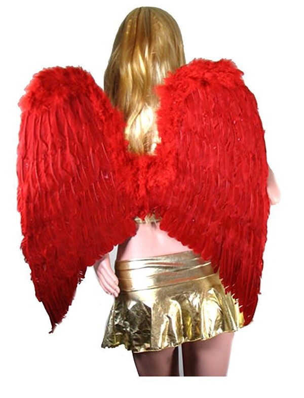 Asa Anjo Vermelha Adulto Luxo Asa Anjo Vermelha Adulto Luxo