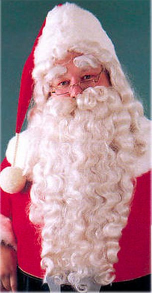 Barba Bigode e Peruca do Papai Noel Natal Elite Barba Bigode e Peruca do Papai Noel Natal Elite