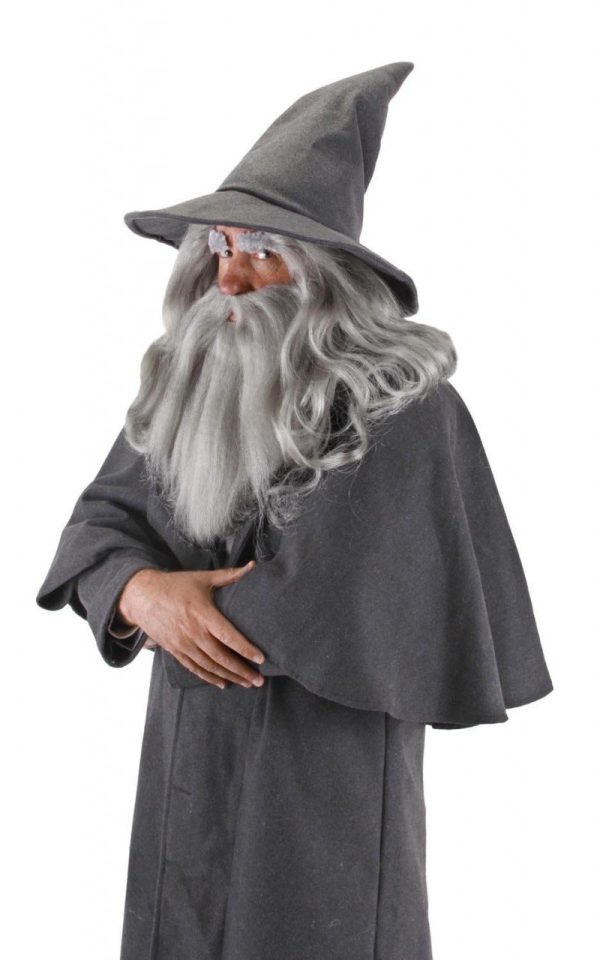Barba e Bigode Gandalf Hobbit Adulto