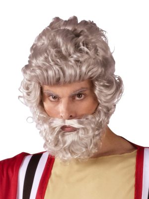 Barba e Peruca de Moisés Adulto Barba e Peruca de Moisés Adulto