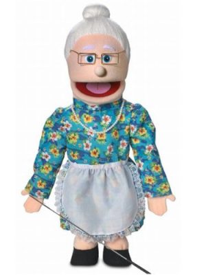 Boneco Fantoche Ventríloquo Avó Velha Luxo Boneco Fantoche Ventríloquo Avó Velha Luxo