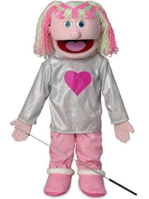 Boneco Fantoche Ventríloquo Jovem Garota Kimmie Luxo Boneco Fantoche Ventríloquo Jovem Garota Kimmie Luxo