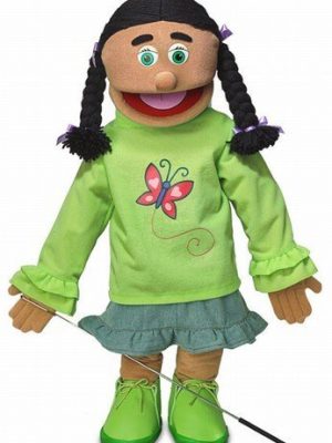 Boneco Fantoche Ventríloquo Jovem Jasmine Luxo Boneco Fantoche Ventríloquo Jovem Jasmine Luxo