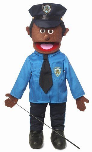 Boneco Fantoche Ventríloquo Policial Bill Luxo Boneco Fantoche Ventríloquo Policial Bill Luxo
