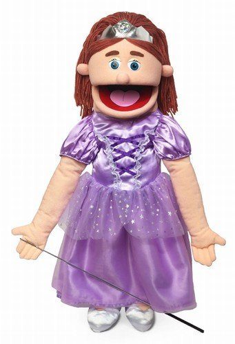 Boneco Fantoche Ventríloquo Princesa Luxo Boneco Fantoche Ventríloquo Princesa Luxo