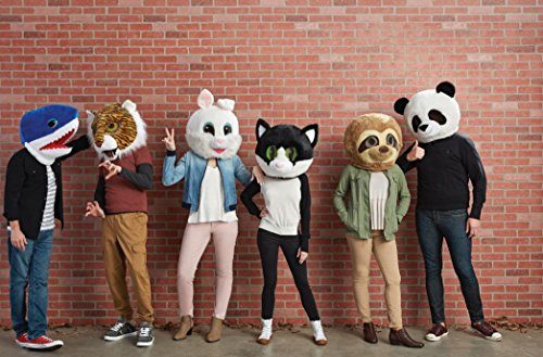 Cabeça Capacete Máscara Panda Pelúcia Luxo Cabeça Capacete Máscara Panda Pelúcia Luxo