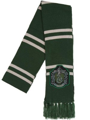 Cachecol Hogwarts Slytherin Luxo Harry Potter