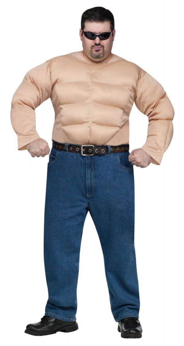 Camiseta Adulto Peito Musculoso Camiseta Adulto Peito Musculoso