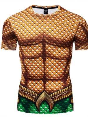 Camiseta Aquaman Adulto Curta Camiseta Aquaman Adulto Curta
