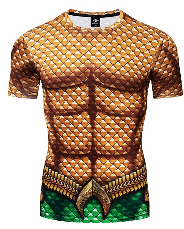 Camiseta Aquaman Adulto Curta Camiseta Aquaman Adulto Curta