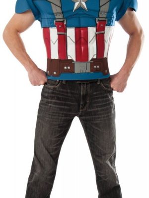 Camiseta Capitão América O Soldado do Inverno Adulto Luxo Camiseta Capitão América O Soldado do Inverno Adulto Luxo