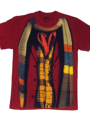 Camiseta Casaco e Cachecol Doctor Who Camiseta Casaco e Cachecol Doctor Who