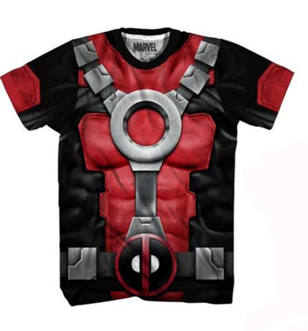 Camiseta Deadpool Adulto Atlética Camiseta Deadpool Adulto Atlética