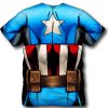 Camiseta do Capitão América Infantil