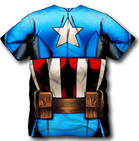 Camiseta do Capitão América Infantil Camiseta do Capitão América Infantil