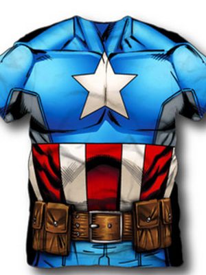 Camiseta do Capitão América Infantil Camiseta do Capitão América Infantil