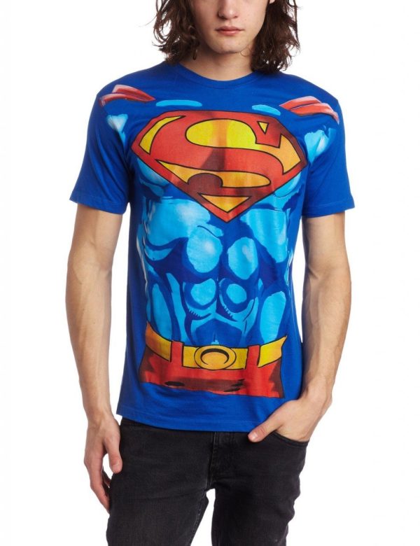 Camiseta Super Homem Adulto Clássica Camiseta Super Homem Adulto Clássica