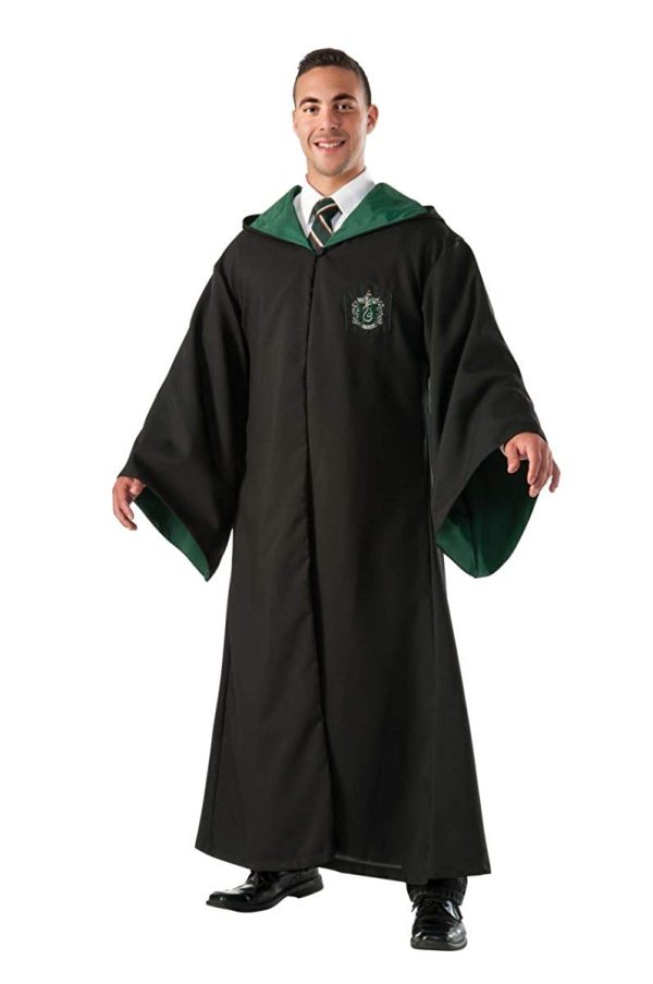 Capa Harry Potter Adulto Verde Elite Capa Harry Potter Adulto Verde Elite