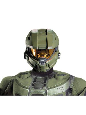 Capacete Halo 3 Luxo Adulto Capacete Halo 3 Luxo Adulto