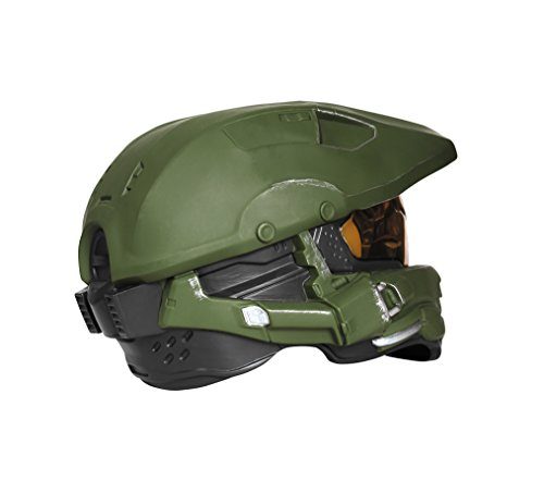 Capacete Halo 3 Luxo Adulto Luz Capacete Halo 3 Luxo Adulto Luz