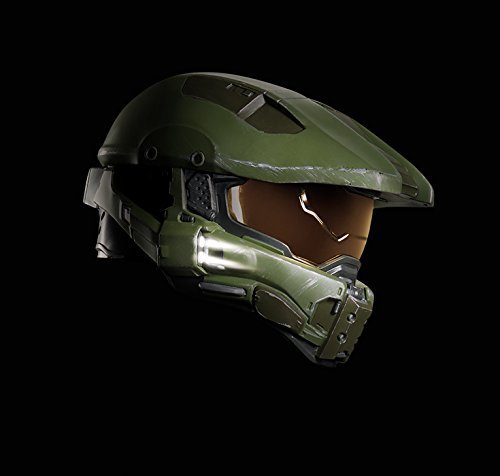 Capacete Halo 3 Luxo Adulto Luz Capacete Halo 3 Luxo Adulto Luz