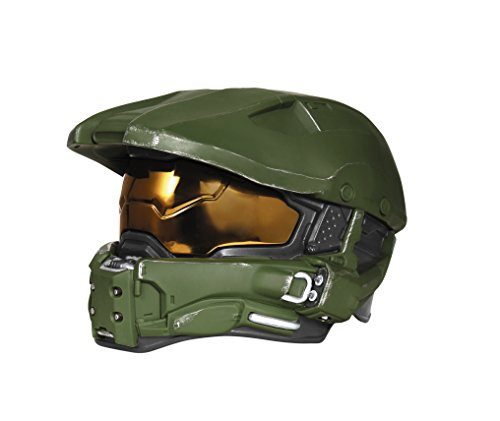 Capacete Halo 3 Luxo Adulto Luz Capacete Halo 3 Luxo Adulto Luz