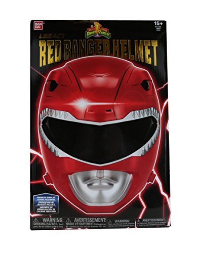 Capacete Power Rangers Mighty Morphin Vermelho