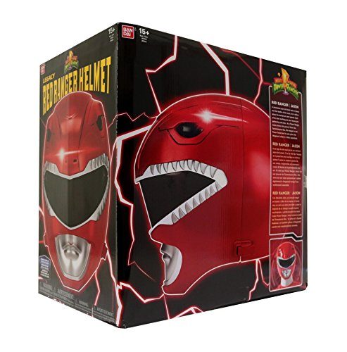 Capacete Power Rangers Mighty Morphin Vermelho