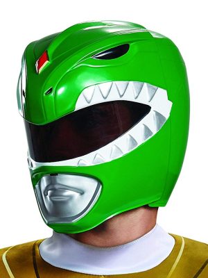 Capacete Power Rangers Verde Clássico Luxo Capacete Power Rangers Verde Clássico Luxo