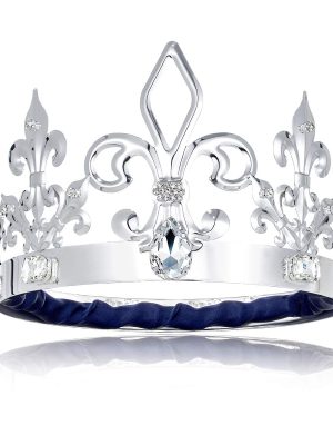 Coroa de Rei Luxo Prata