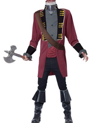 Fantasia Adulto Capitão Homem sem Cabeça Fantasia Adulto Capitão Homem sem Cabeça