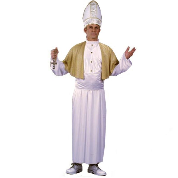 Fantasia Adulto de Papa Católico Fantasia Adulto de Papa Católico