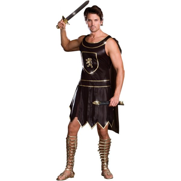 Fantasia Adulto Gladiador Grego Fantasia Adulto Gladiador Grego