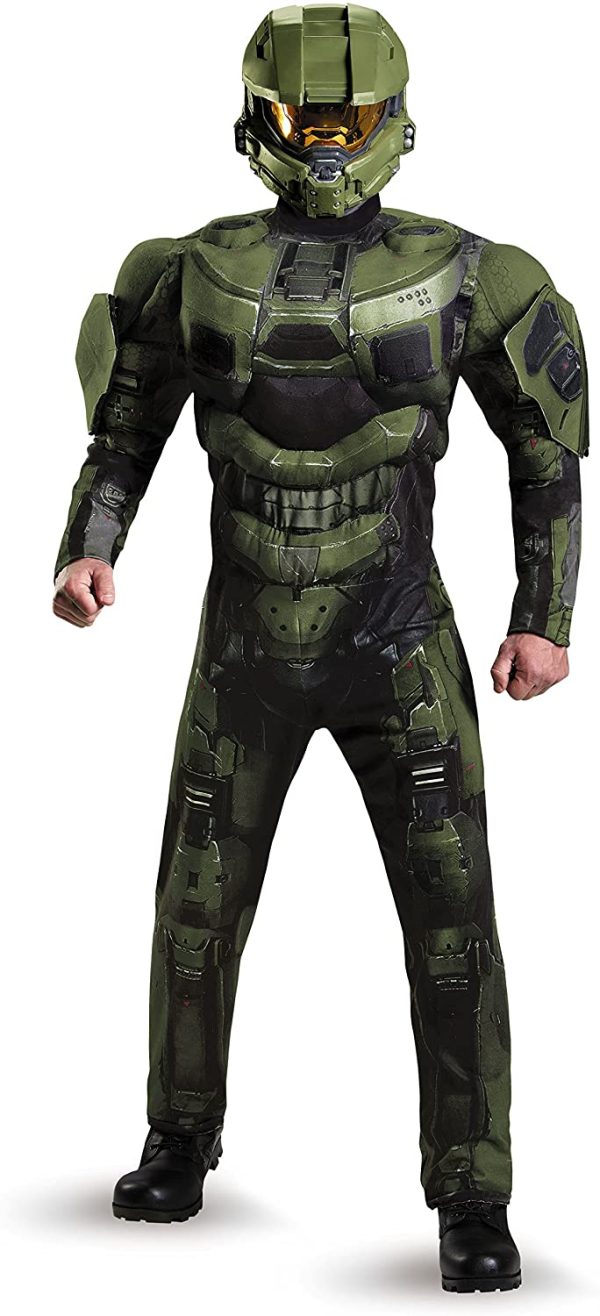 Fantasia Adulto Halo 3 Master Chief Luxo Fantasia Adulto Halo 3 Master Chief Luxo