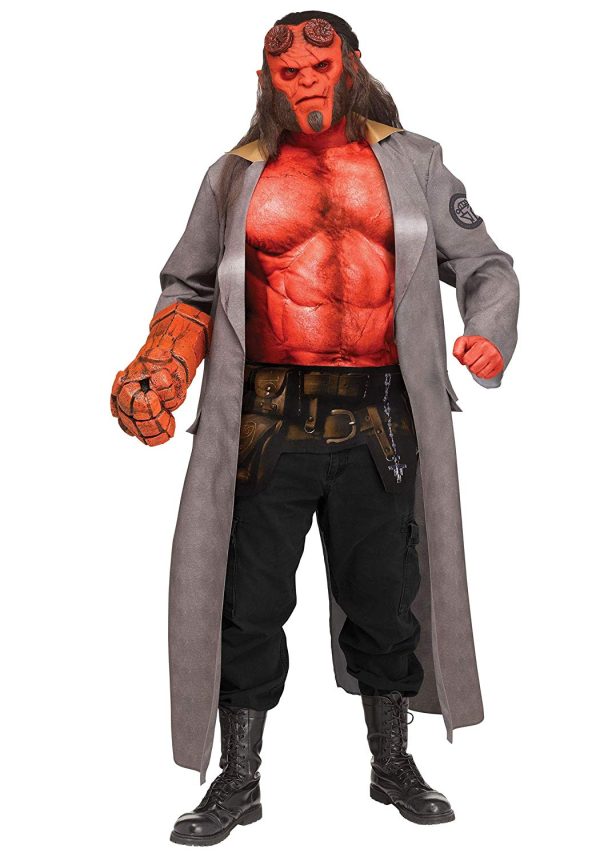 Fantasia Adulto Hellboy Luxo Elite