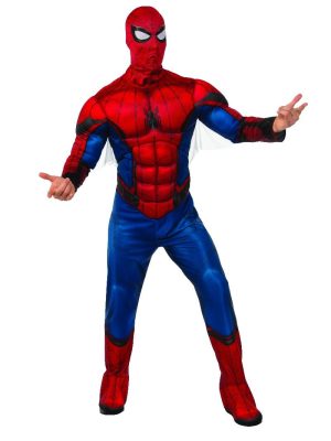 Fantasia Adulto Homem Aranha de Volta ao Lar Luxo Fantasia Adulto Homem Aranha de Volta ao Lar Luxo