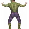 Fantasia Adulto Incrível Hulk com Músculo Clássica