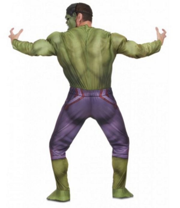 Fantasia Adulto Incrível Hulk com Músculo Clássica Fantasia Adulto Incrível Hulk com Músculo Clássica