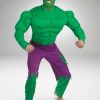 Fantasia Adulto Incrível Hulk com Músculo Luxo clássica
