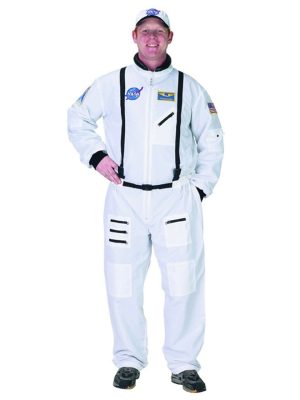 Fantasia Adulto Macacão de Astronauta Luxo Extra Grande Fantasia Adulto Macacão de Astronauta Luxo Extra Grande