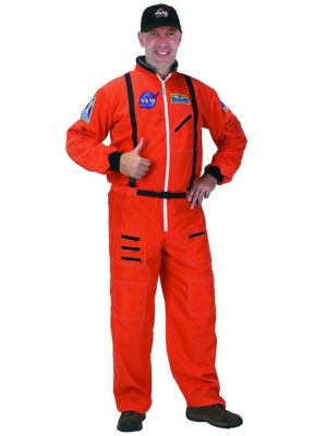 Fantasia Adulto Macacão de Astronauta Luxo Vermelho Fantasia Adulto Macacão de Astronauta Luxo Vermelho